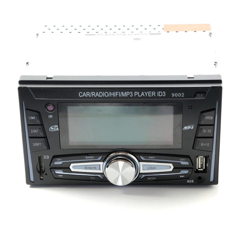 Trade Shop - Autoradio Per Auto Doppio Din Usb Sd Fm Mp3 Aux 25wx4 Lettore Sd Mp3-9002 -
