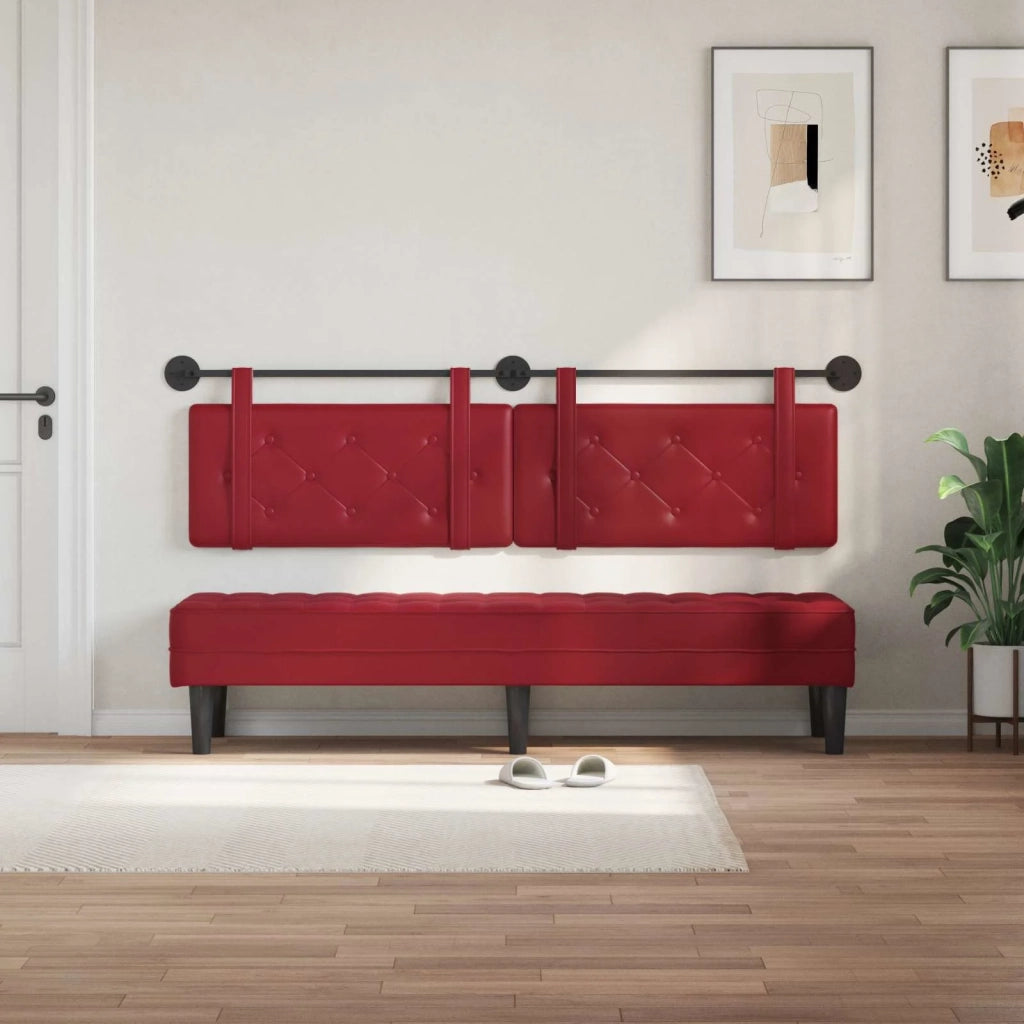 Testiera | Testata sospesa Rosso Vino Similpelle
