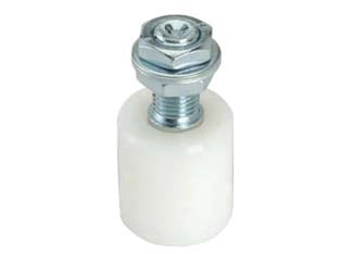 OLIVA PER CANCELLO IN NYLON BIANCO ART.450- - ø mm.40x45h. - 6 pezzi COMBI