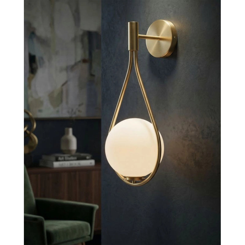 Lampadelle A Da Muro Glamy Drop cm 24x20x52