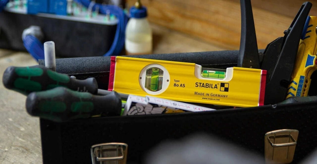 Stabila 19165 Modello 80 AS Livella Lineare 60 cm Alluminio 2 Bolle Precisione 0,5 mm-m colore Giallo