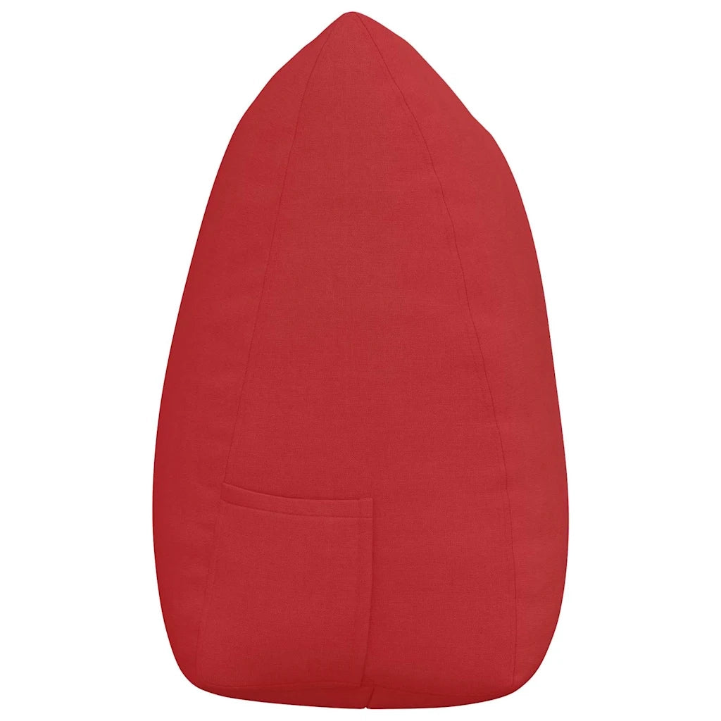 Cuscino per Schiena Rosso 140 x 24 x 50 cm Tessuto 42014511
