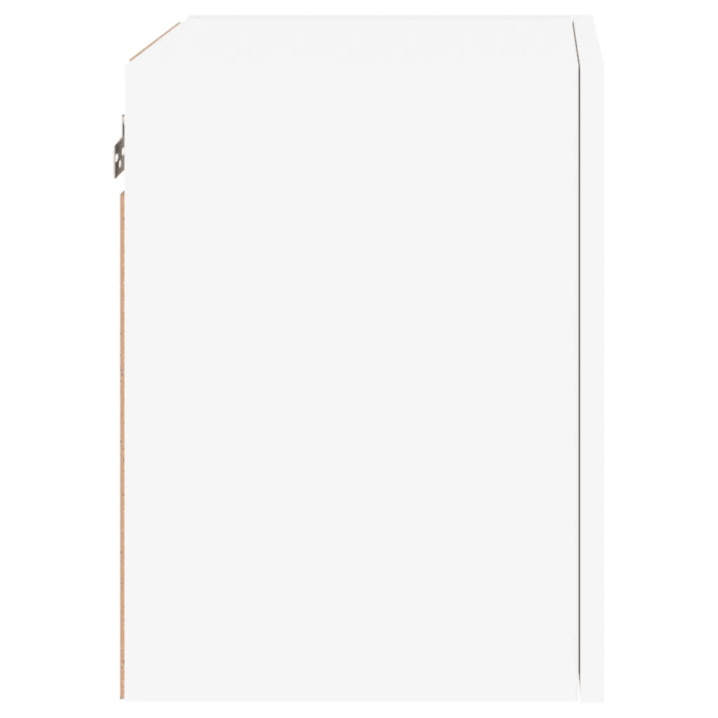 Mobile TV a Parete-Mobile TV a Muro Bianco 40,5x30x40 cm in Legno Multistrato