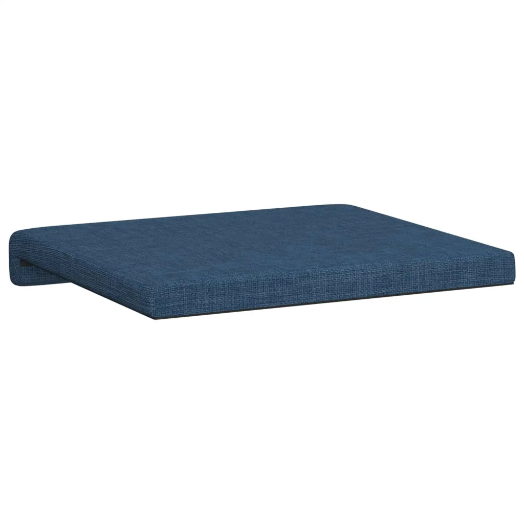 Cuscino per panchina 4 pcs Tessuto Blu Profondità 35 cm 42043093