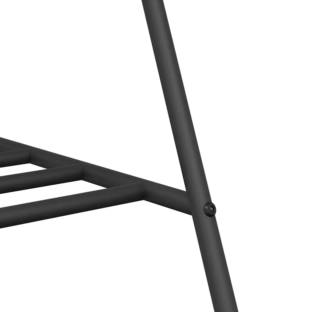 Stendibiancheria Nero 100 x 56 x 154 cm Acciaio 868444