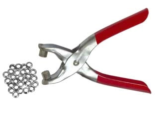 PINZA OCCHIELLATRICE CON OCCHIELLI- - mm.150 - 3 pezzi ALTE