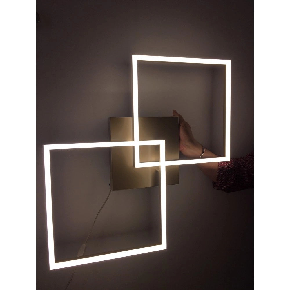 Plafoniera BARD a led moderna 52W Bianco 3394-65-102 Fabas Luce
