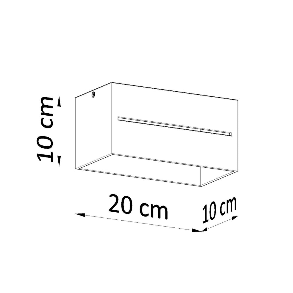Lampada da soffitto LOBO 2 grigio