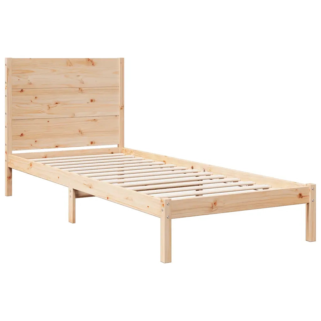 Giroletto Extra Lungo senza Materasso 90x220 cm Legno Massello 3309281