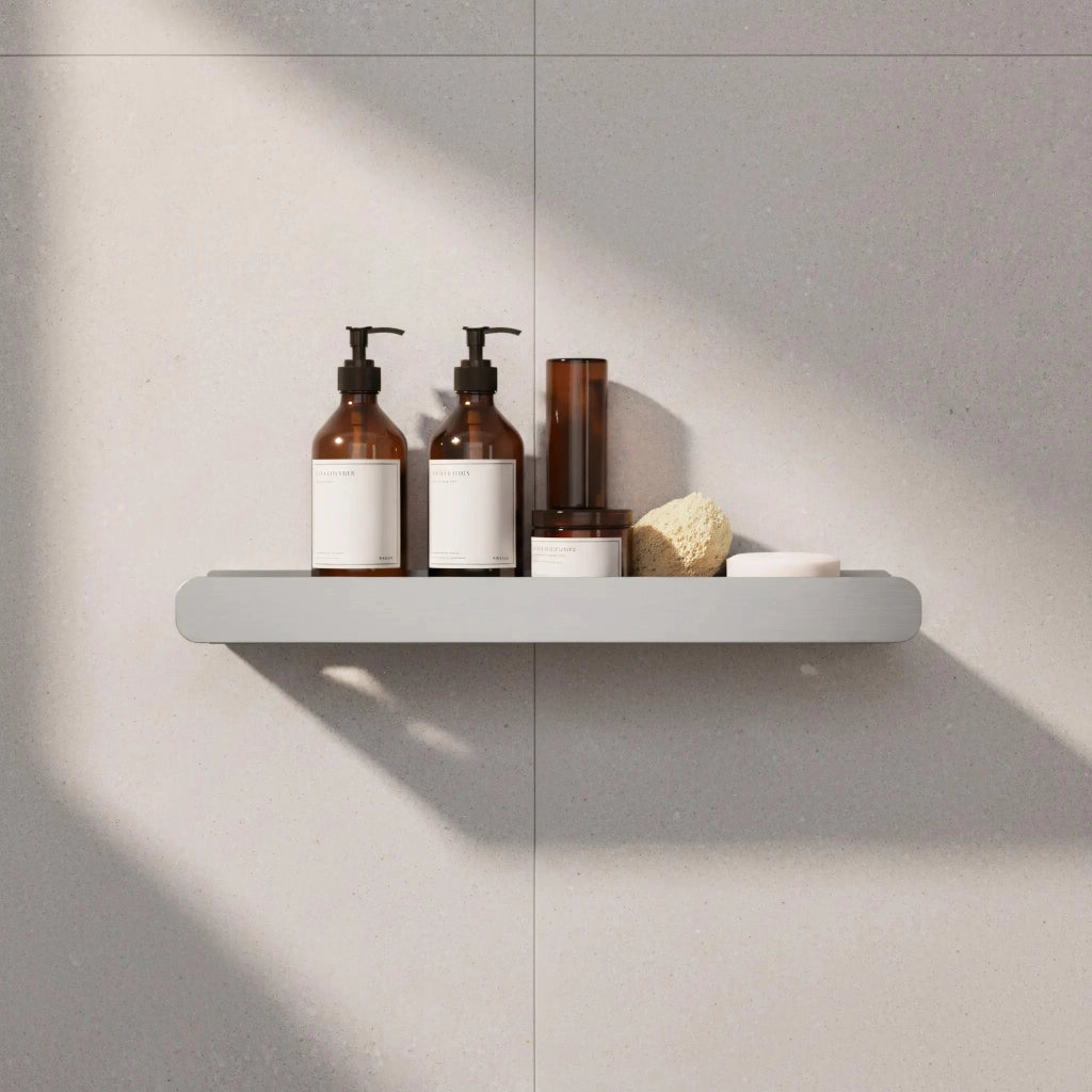 Mensola Da Bagno Sf03 45cm Steel Brush