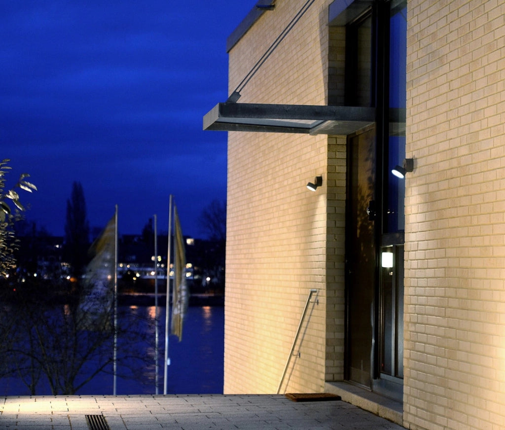 Plafoniera esterna LED Lutec Trumpet antracite IP54