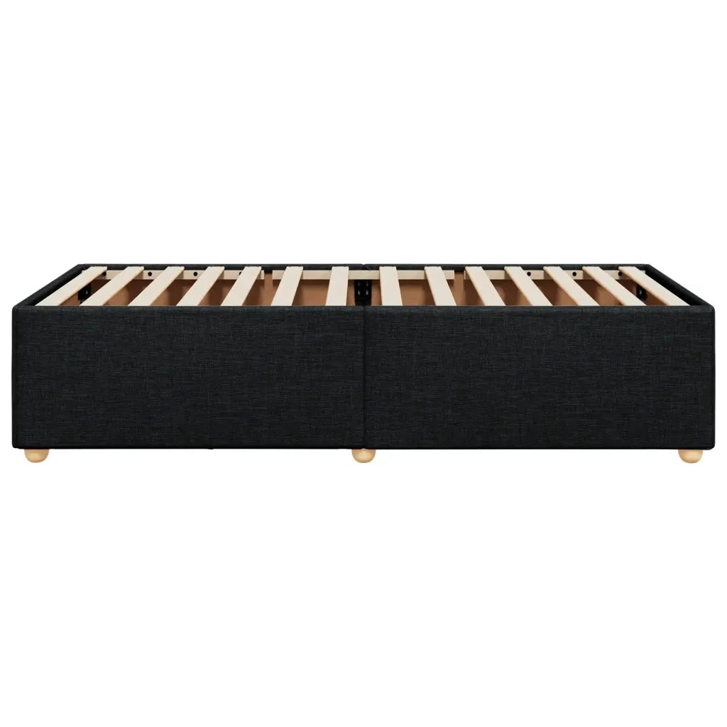Giroletto senza Materasso Nero 90x190 cm in Tessuto 3284696