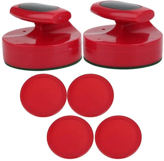 Gioco di Hockey su Tavolo con Pusher da 94 mm - Set di Palle di Hockey - Materiale ABS - Adatto per Tavoli Standard - 100% Nuovo - Hockey su Tavolo