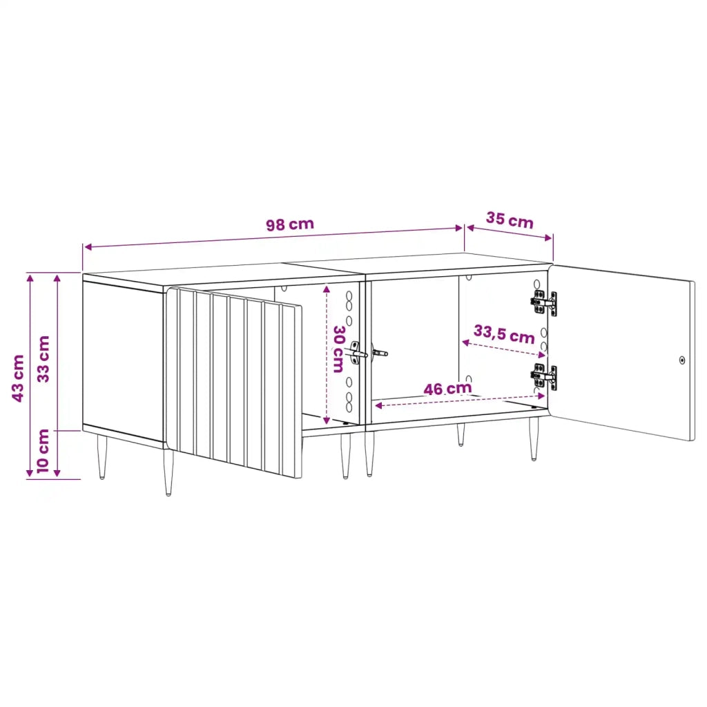 Mobile TV Legno antico Legno ingegnerizzato 896463