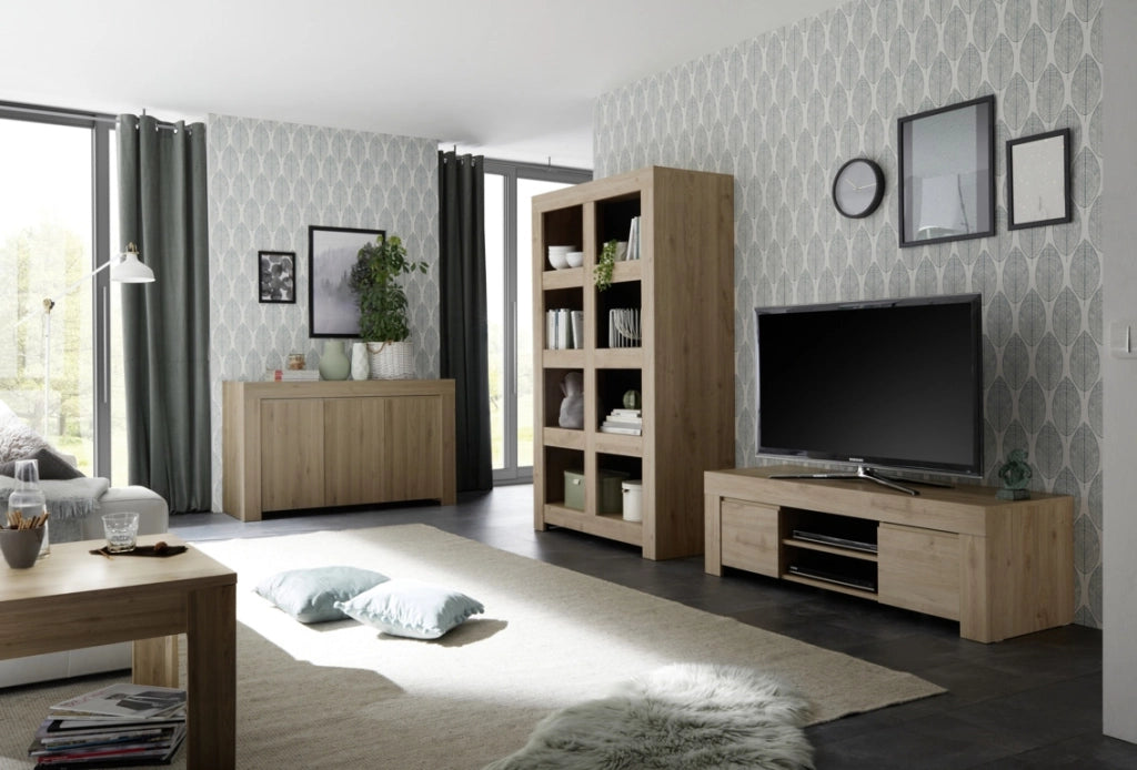 Porta TV CAPRI rovere scuro