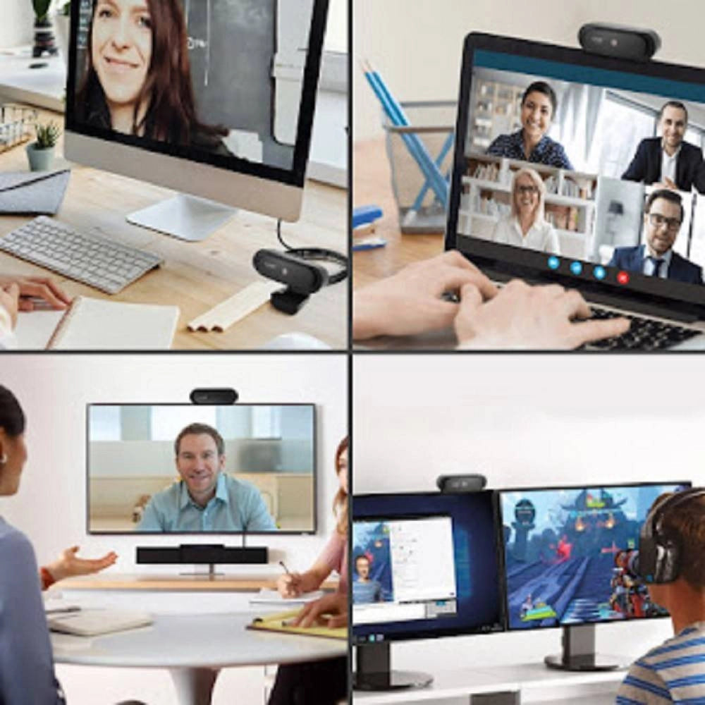 Trade Shop - Webcam Usb Full Hd 1080p 30 Milioni Pixel Con Microfono Videoconferenza Hd1090 -
