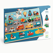 Puzzle educativo,Veicoli,Djeco,Eta 2+