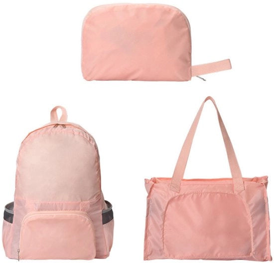Zak da bagno per donna, uomo e bambino (rosa), opvougbile e impermeabile