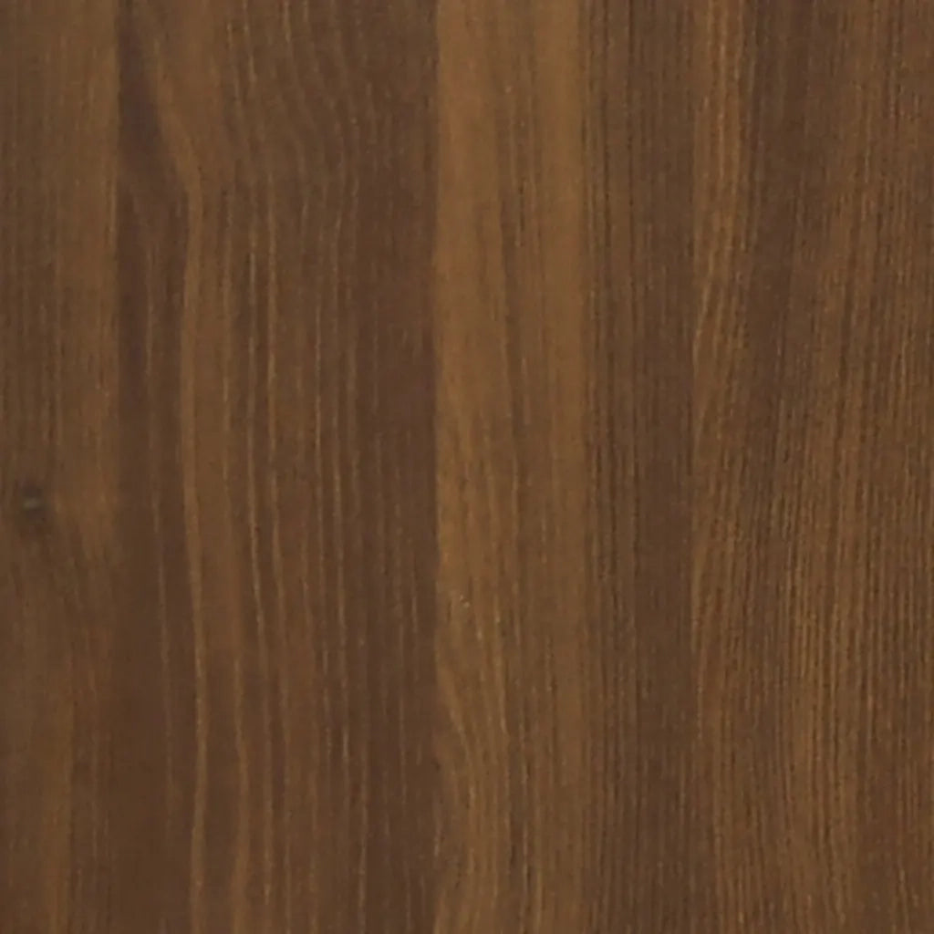 Comodino a Muro Rovere Marrone 50x30x47 cm 816878