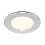 Faretto Incasso Thin Plastica Cromo Opaco Led Integrato 6W 3000K