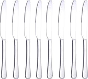 Set di forchette e coltelli in acciaio inossidabile per pizza 8 pezzi 232 cm.