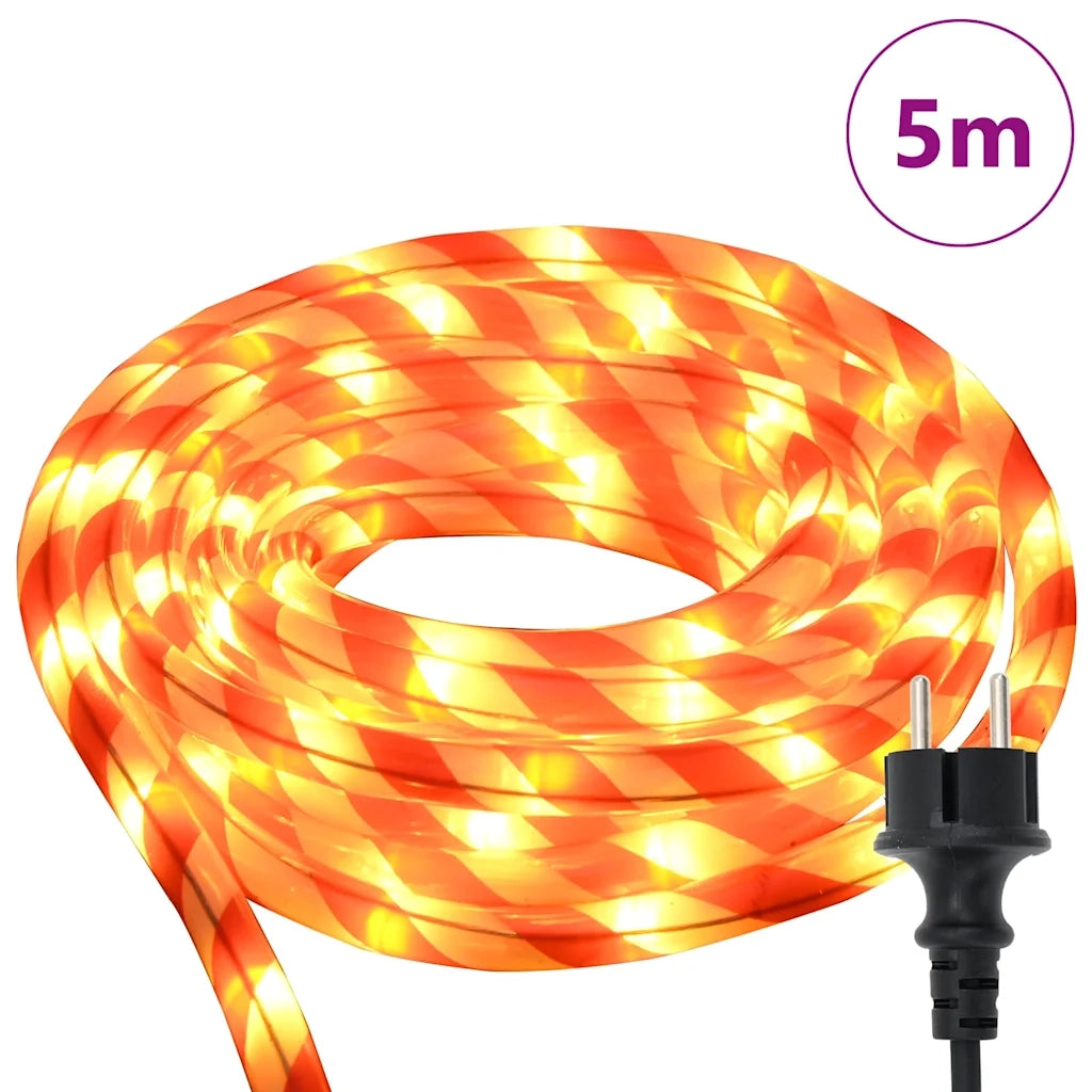 Luce a corda con 120 LED Bianco caldo 5 m PVC 42018934