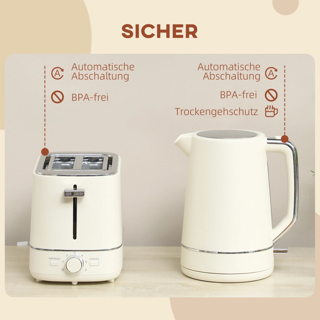 Bollitore e tostapane ¨C Minimal ¨C 1,7L beige