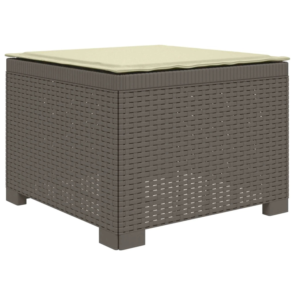 Divano da esterno-Divano da Giardino 3 posti con cuscini in look rattan PP 829186