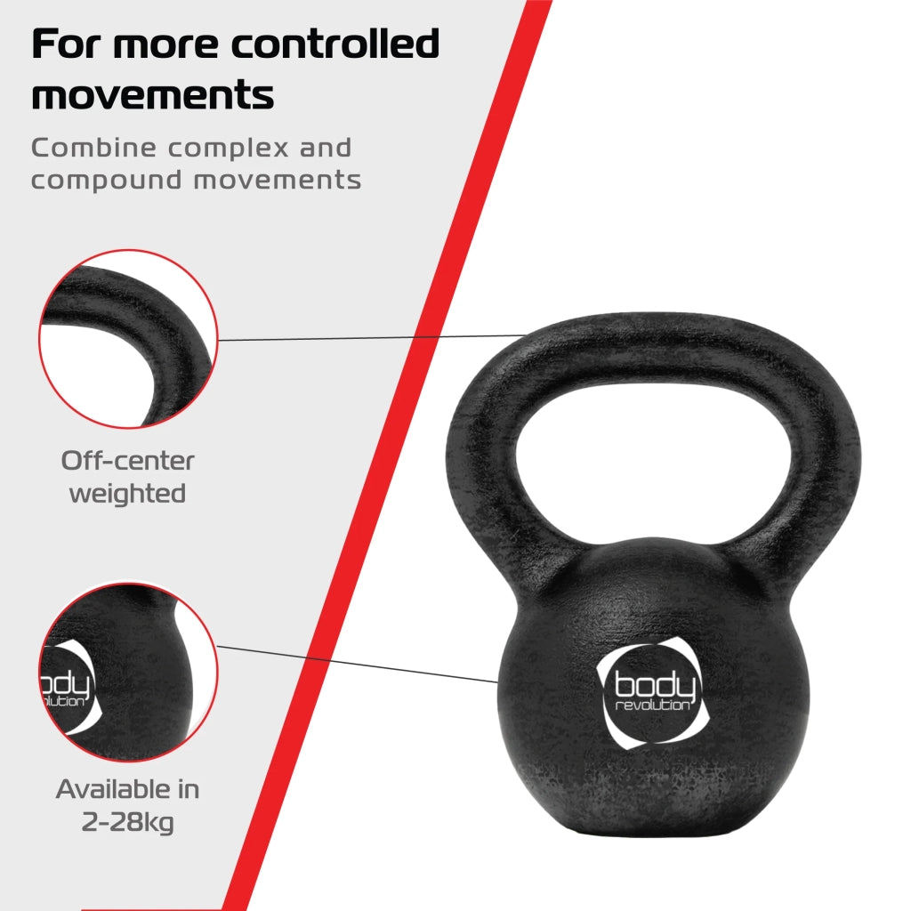 Kettlebell 14kg ghisa – Body Revolution