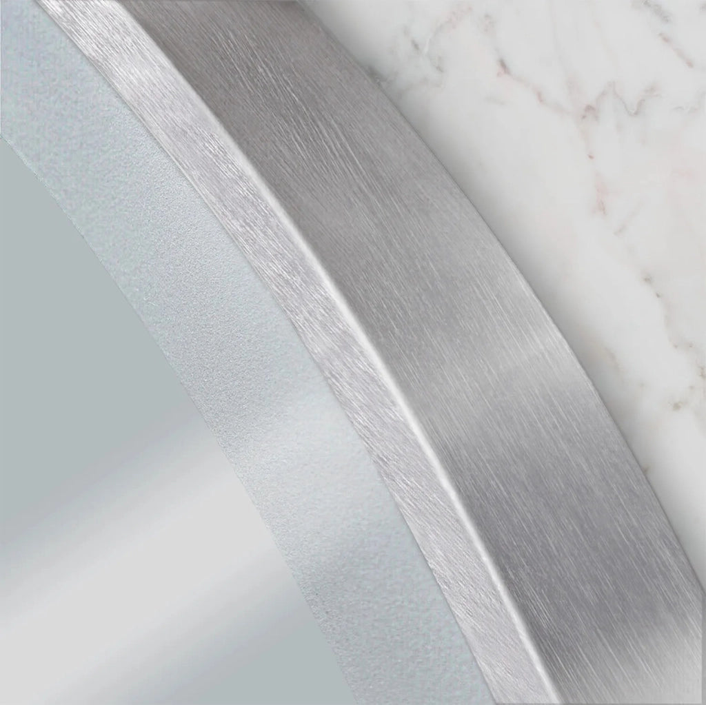 Specchio Led 70cm Mmj Brush Silver
