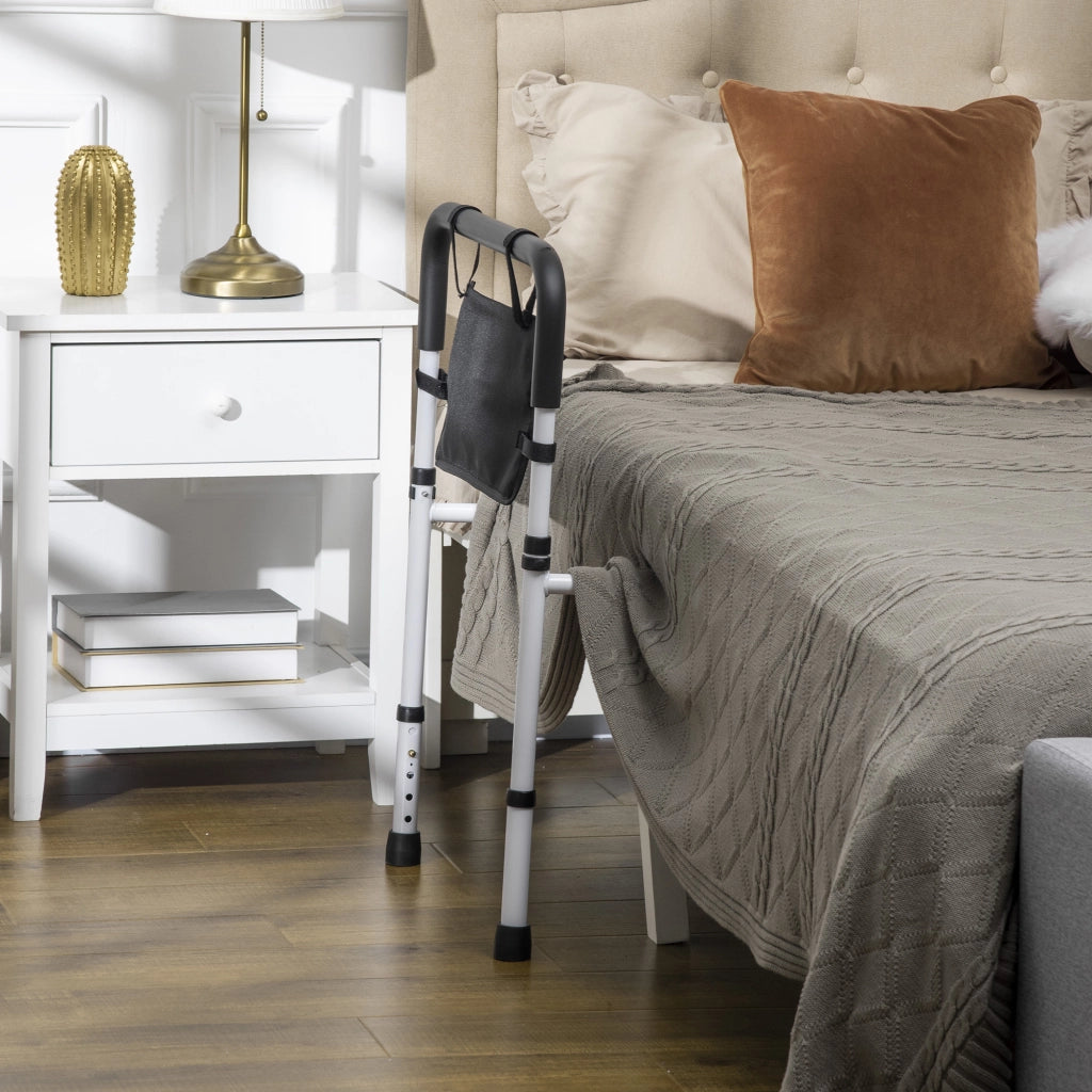 Maniglia per Letto Regolabile ¨C Xylo ¨C Acciaio Bianco