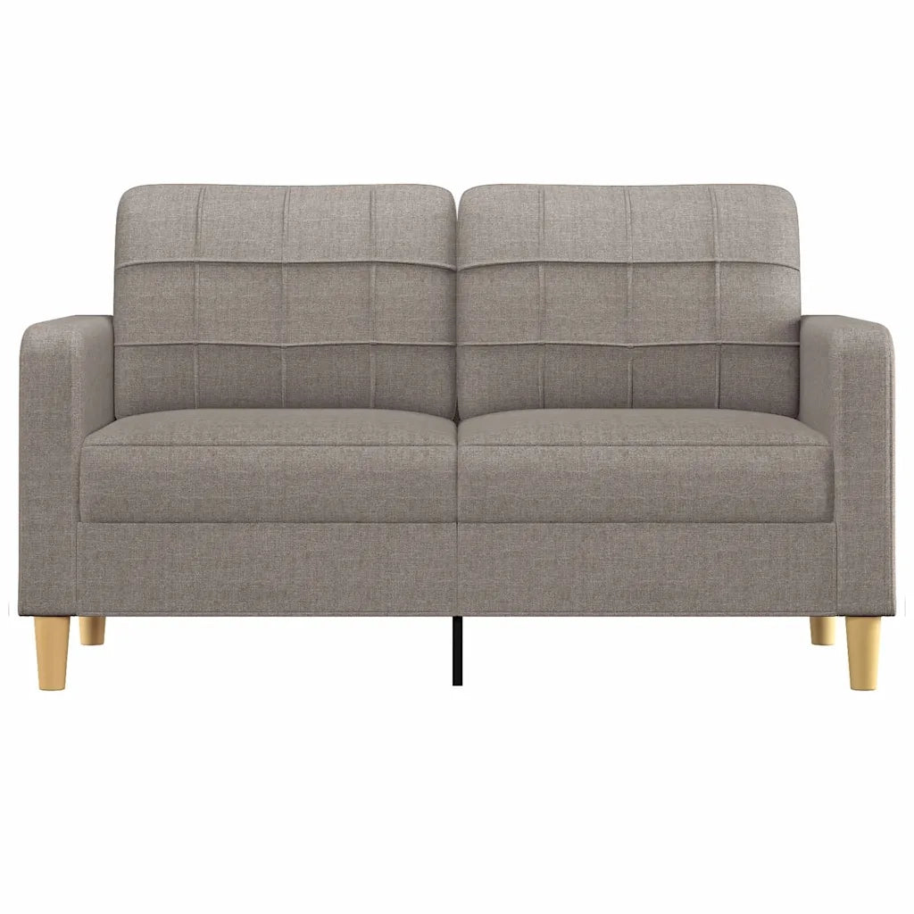 Divano a 2 Posti-Sofa 2 Posti Tortora 140 cm in Tessuto 386725