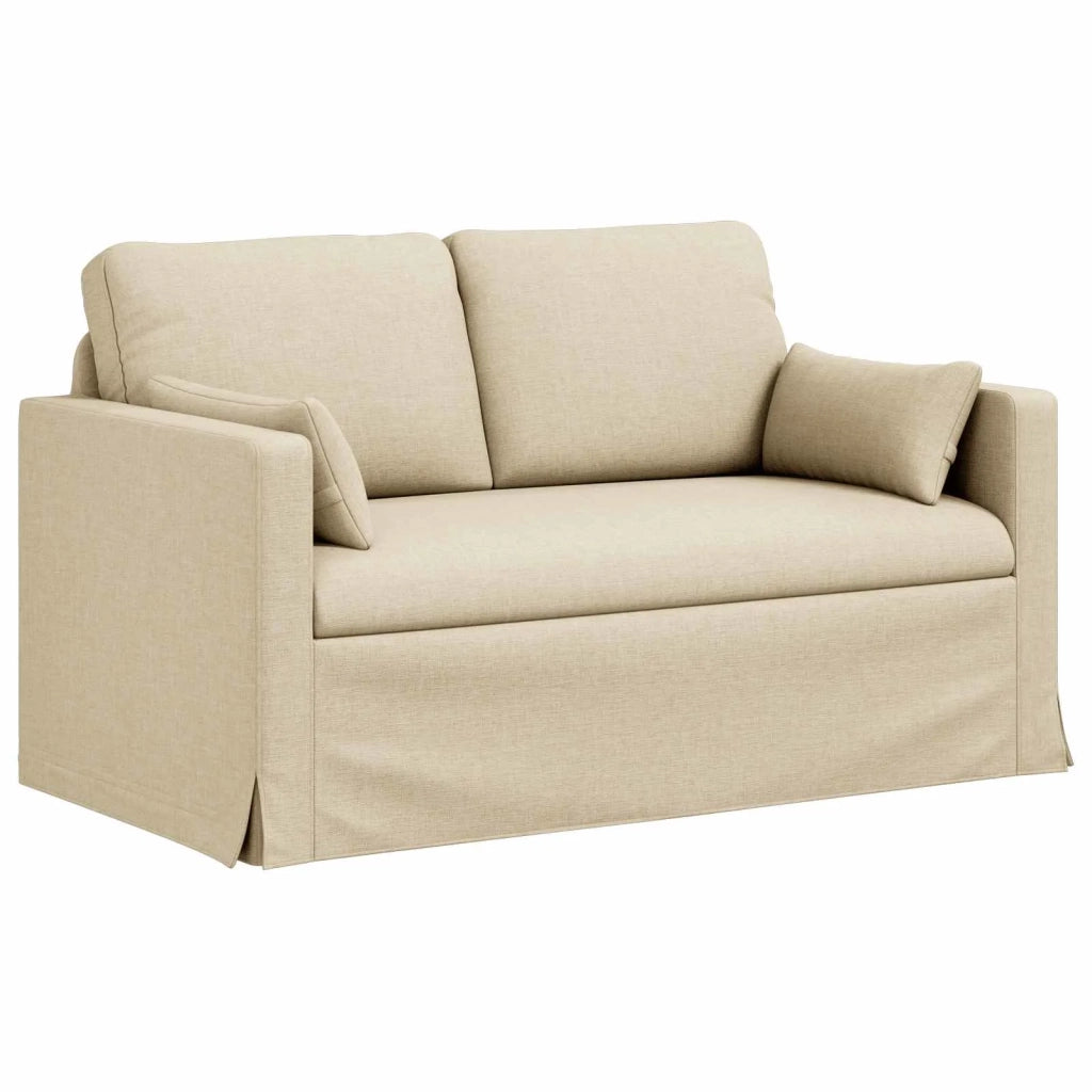 Set di divani 2 pcs Crema 139 x 78 x 80 cm Tessuto 3407498