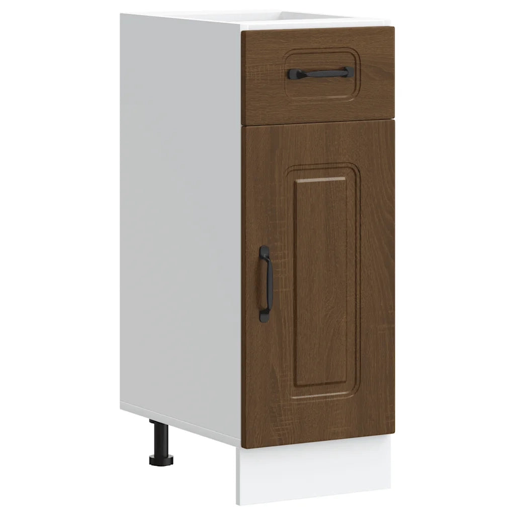 Base da Cucina Kalmar Rovere Marrone in Legno Multistrato 853464