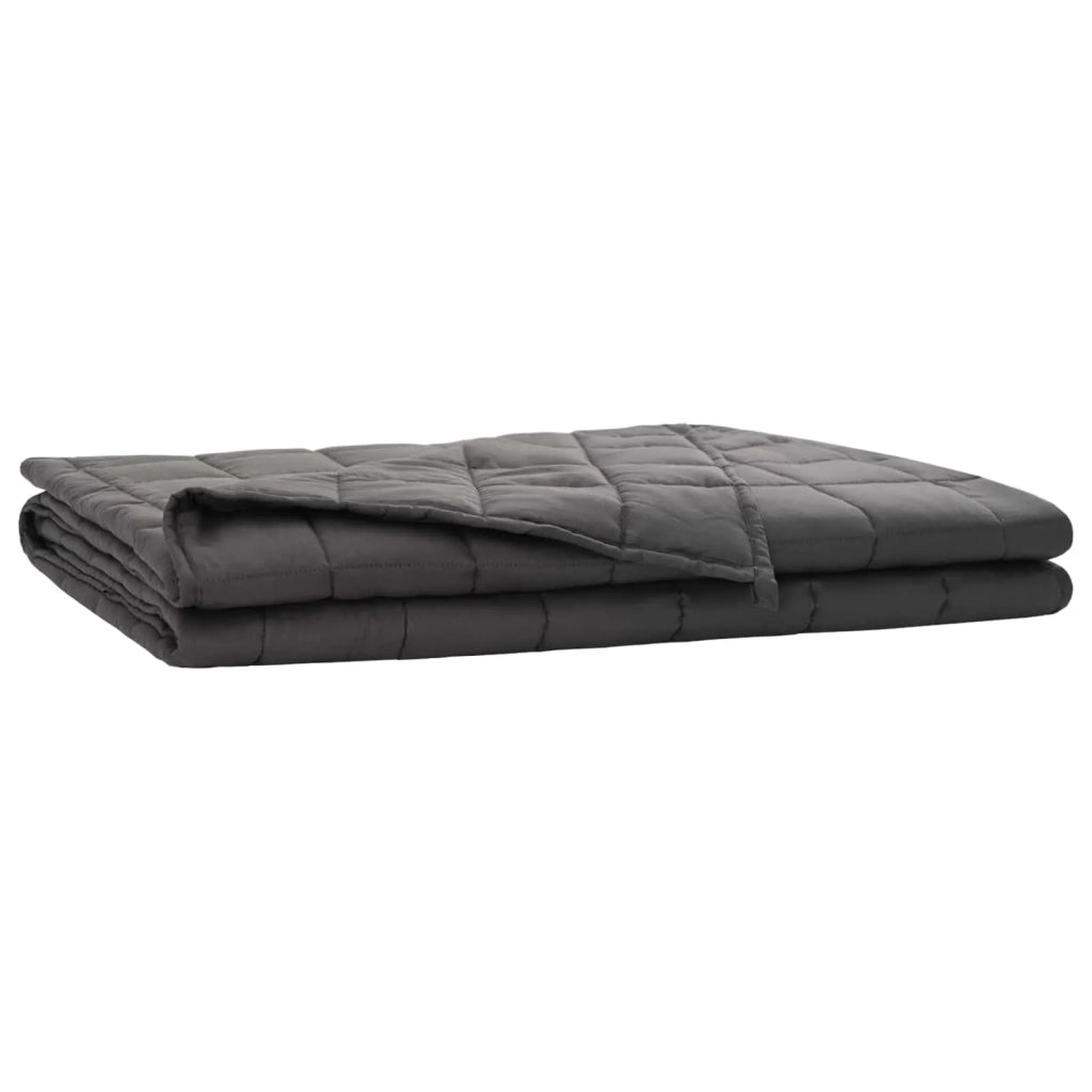 Coperta Ponderata Antracite 200 x 200 cm 9 kg 100% Cotone 205T 42044005