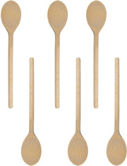 Kittel a forma ovale in legno di betulla, 35,6 cm, 6 pezzi