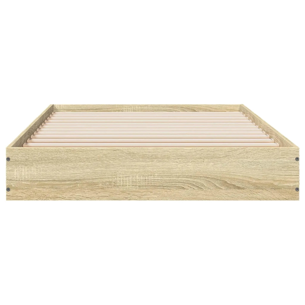 Struttura letto a pavimento-Giroletto Rovere Sonoma 80 x 200 cm 160661