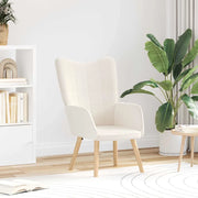 Sedia rilassante Crema 62 x 67 x 95.5 cm Tessuto