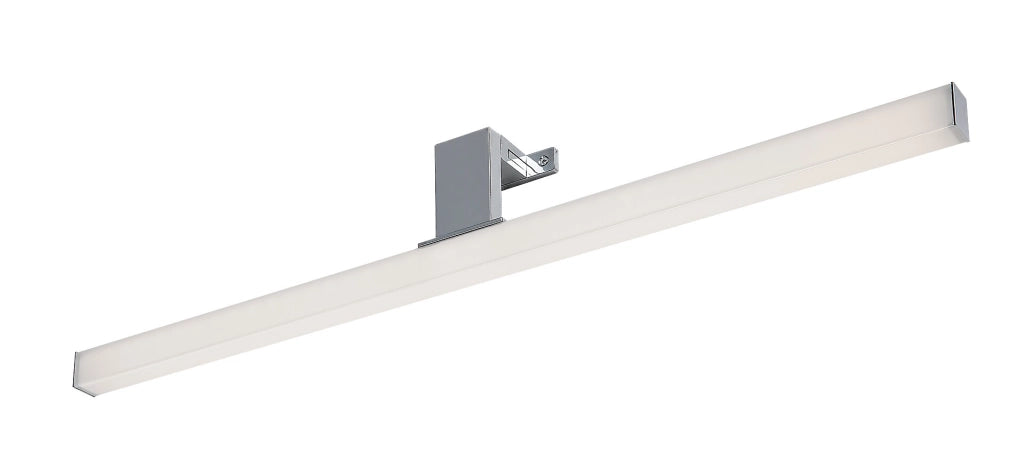 Applique bagno LED integrato Oliro cromo IP44 Rabalux