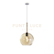 SOSP. CROMO 1 LUCE GRANDE AMBRA 1155CR-SG-AM