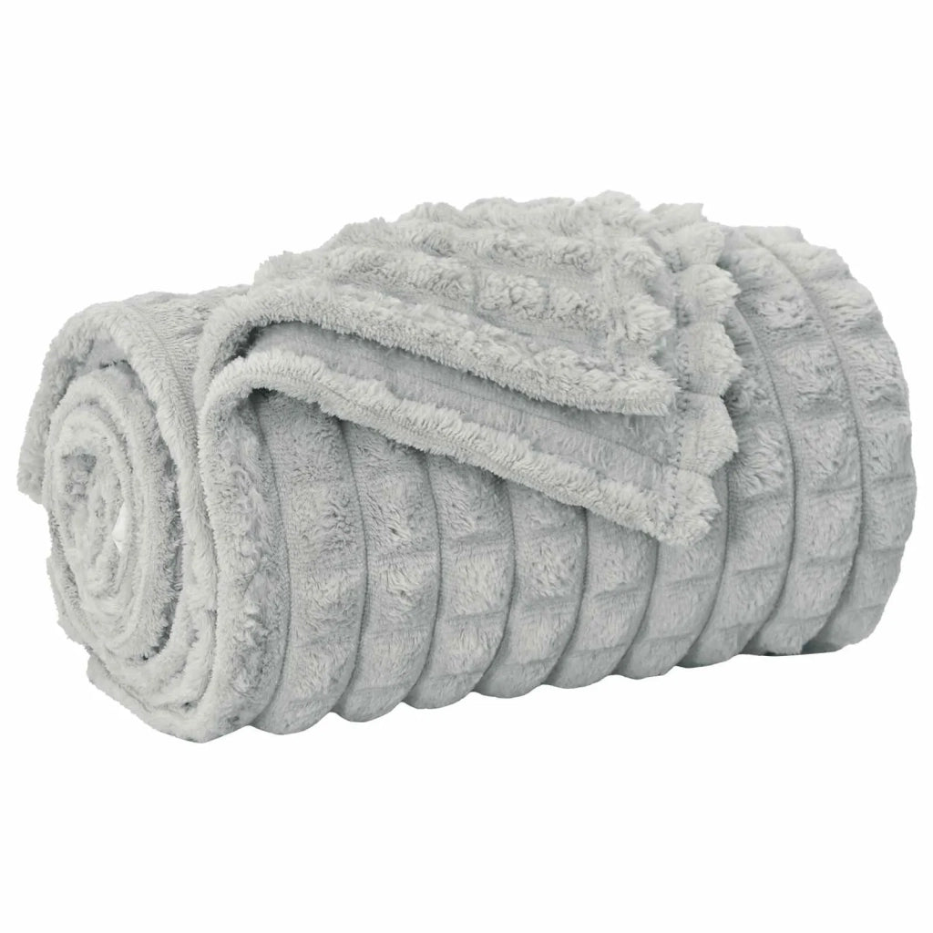 Coperta Grigio 150 x 130 cm Panno