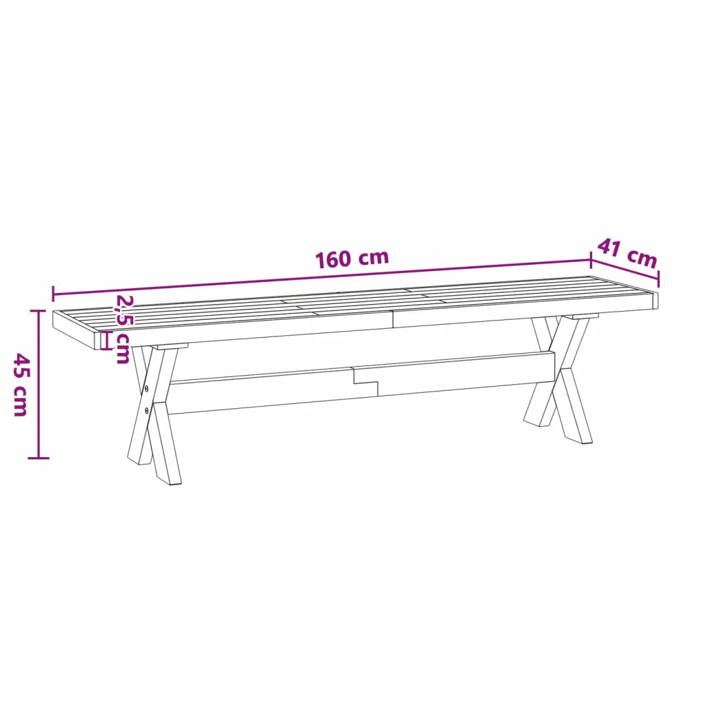 Panchina da pranzo NOAIN 160 x 41 x 45 cm CFW1030991