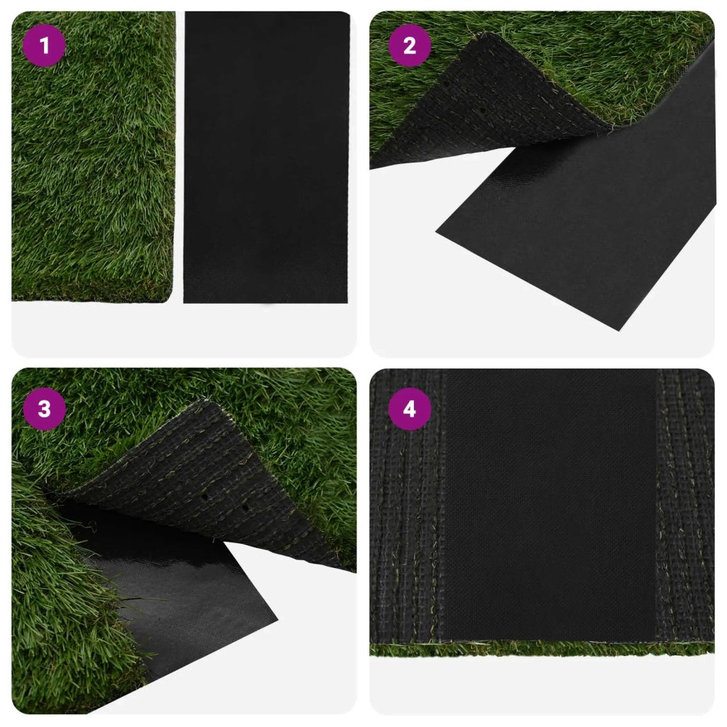Nastro adesivo per erba sintetica Nero 15 cm x 20 m 42042344