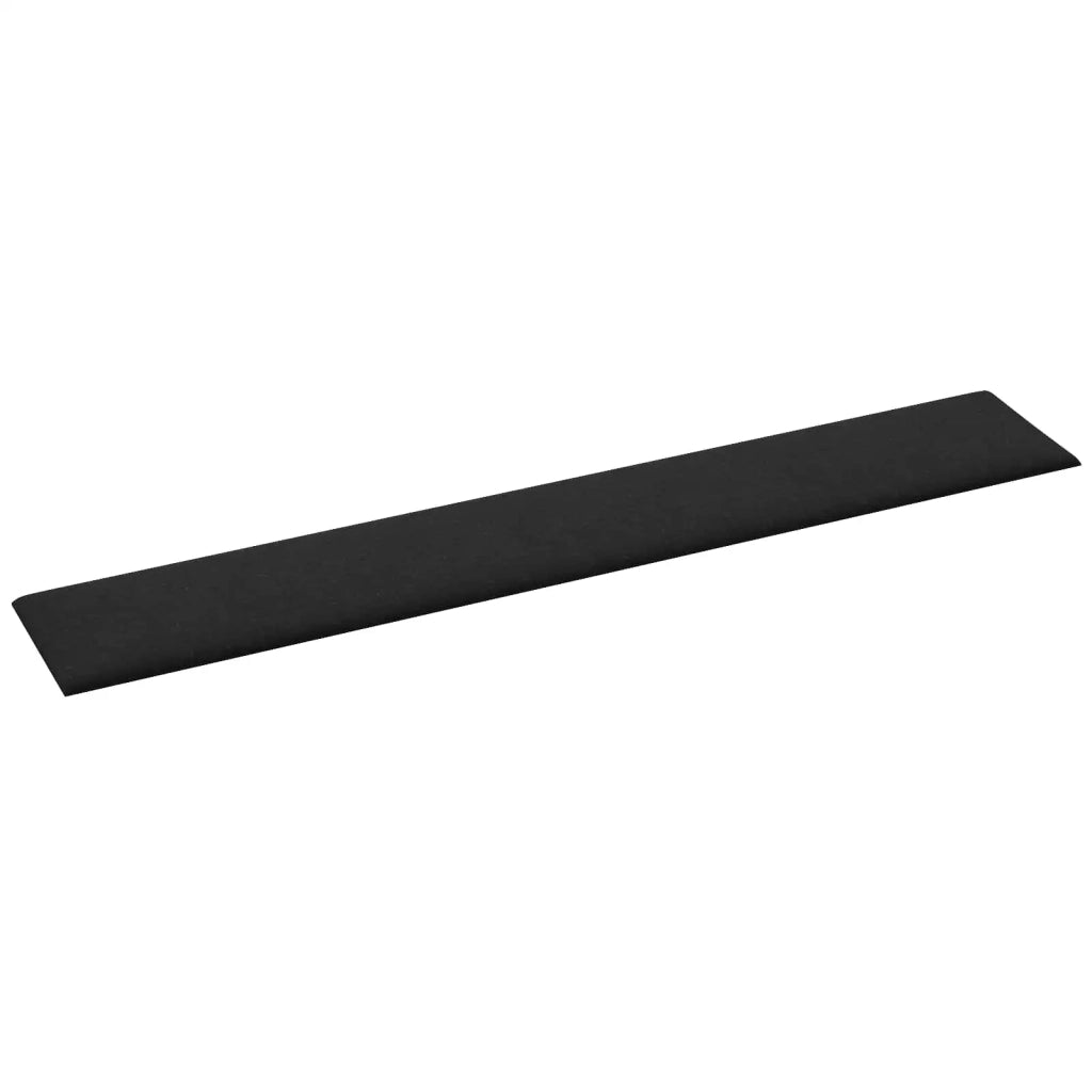 Testiera | Testata da Parete 12 pcs Nero 90 x 15 cm Tessuto