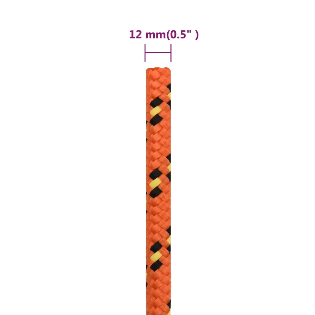 Corda | Fune per barca Arancione 12 mm 250 m in Polipropilene