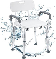 Sedia doccia regolabile - progettata ergonomicamente - 1 pezzo - alluminio
