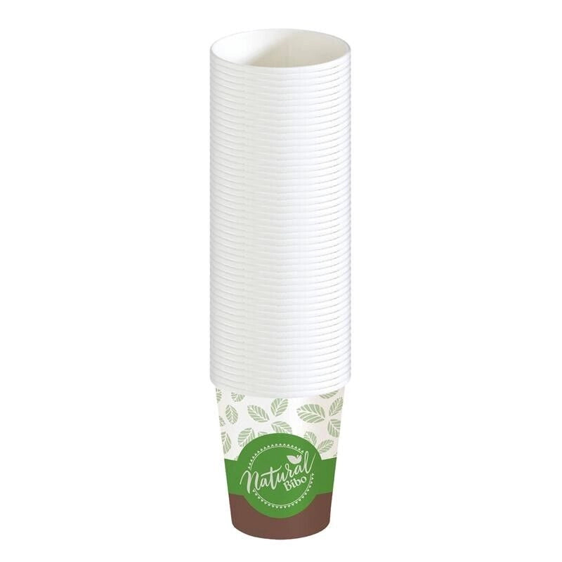 BIBO BICCHIERE IN CARTONCINO BIO 160/170 ML 50 PZ