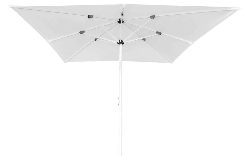 Ombrellone da Giardino 3x3 m Palo Ø48 mm in Alluminio e Poliestere Bianco