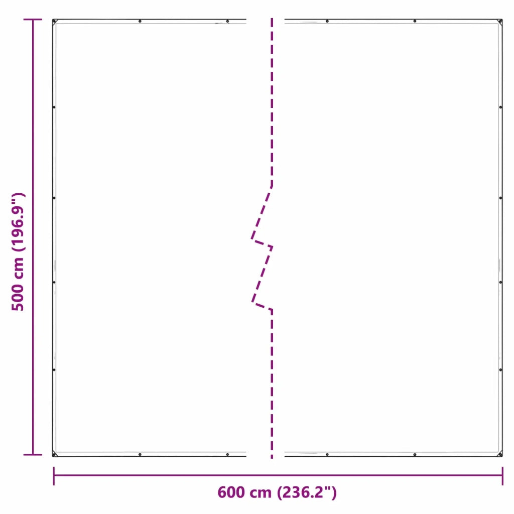 Copertura per Piante Trasparente 5 x 6 m PVC 3429358