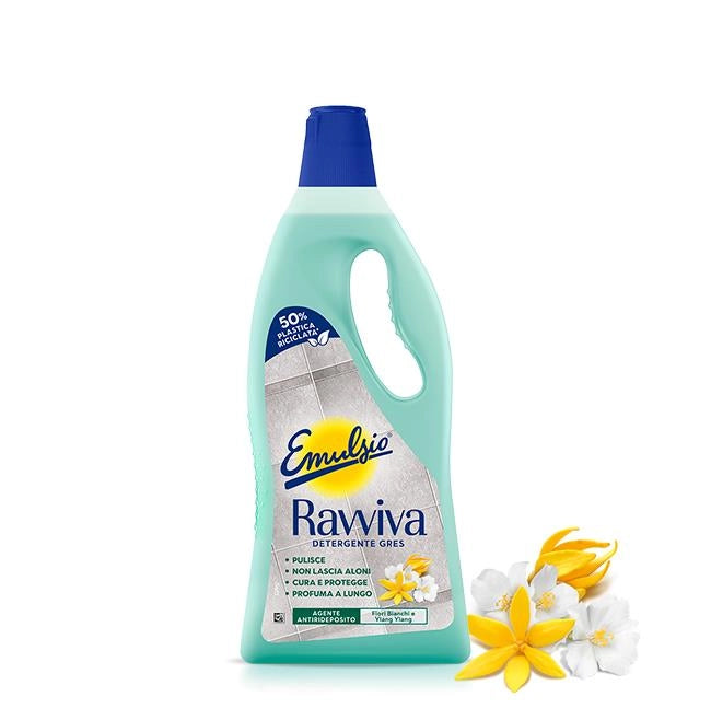 EMULSIO DETERSIVO LIQUIDO PAVIMENTI 1LT RAVVIVA GRES